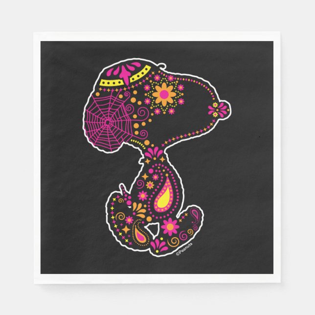 Peanuts | Decorated Day of the Dog Napkin (Front)