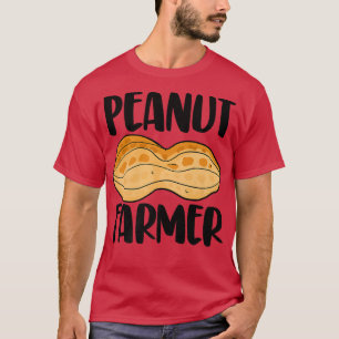 Peanuts Farmer Tasty Funny Gender Reveal Nuts Love T-Shirt