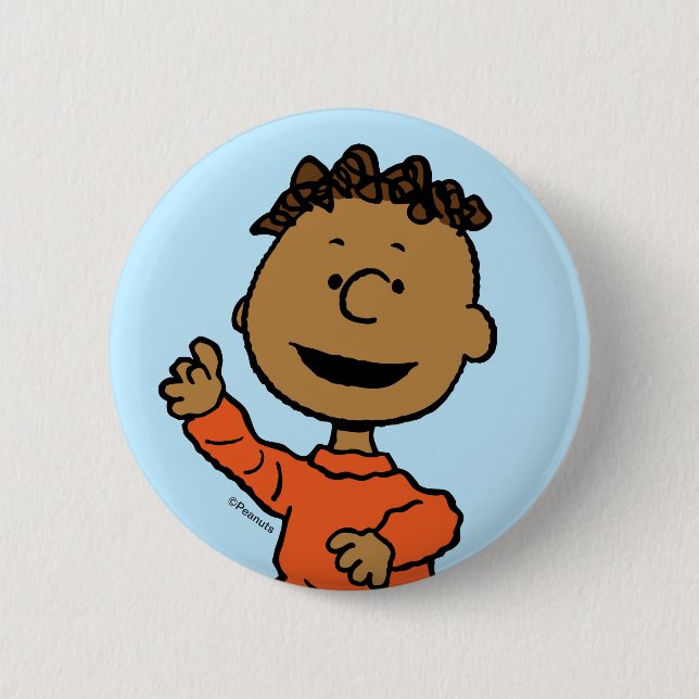 Peanuts | Franklin 6 Cm Round Badge (Front)