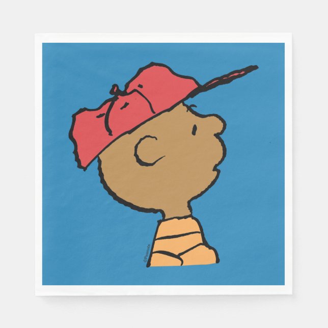 Peanuts | Franklin Baseball Cap Napkin (Front)