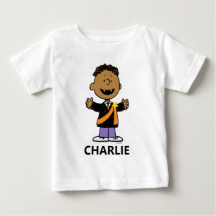 Peanuts Franklin Halloween Vampire Baby T-Shirt