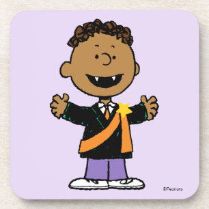 Peanuts Franklin Halloween Vampire Coaster
