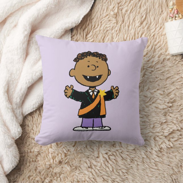 Peanuts | Franklin Halloween Vampire Cushion (Blanket)
