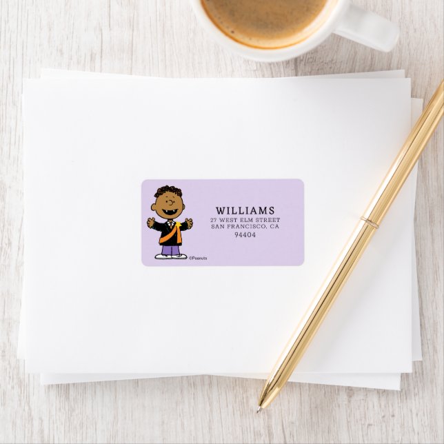 Peanuts | Franklin Halloween Vampire Label (Insitu)