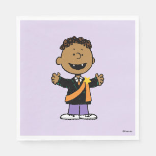 Peanuts Franklin Halloween Vampire Napkin
