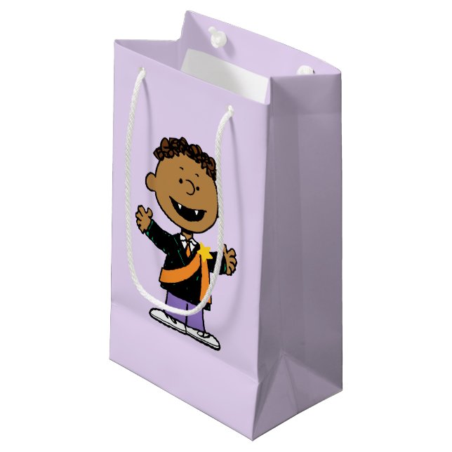 Peanuts | Franklin Halloween Vampire Small Gift Bag (Front Angled)