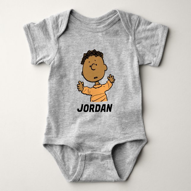 Peanuts | Franklin Look Baby Bodysuit (Front)