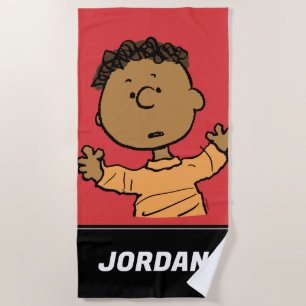 Peanuts   Franklin Look Beach Towel