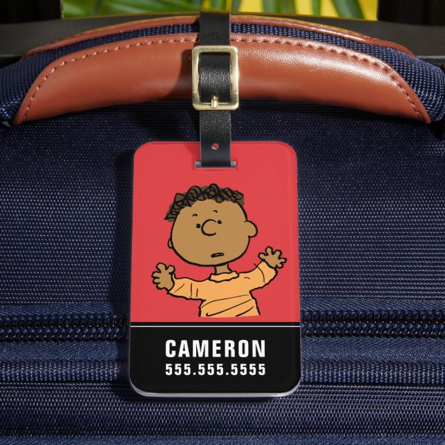 Peanuts | Franklin Look Luggage Tag (Front Insitu 2)