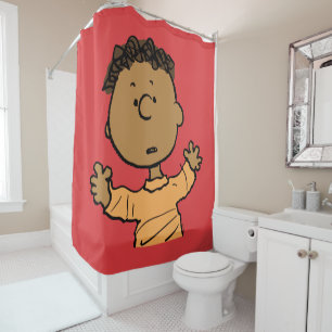 Peanuts   Franklin Look Shower Curtain