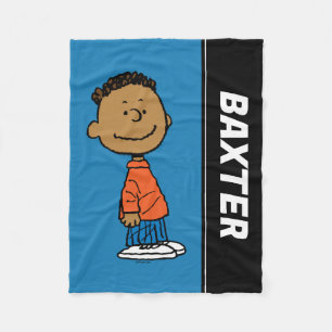 Peanuts   Franklin Smile Fleece Blanket