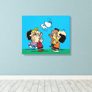 Peanuts   Friends Fun Canvas Print