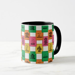 Peanuts   Fun Colorblock Pattern Mug