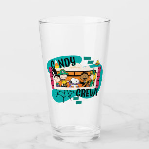 Peanuts Gang Candy Crew Halloween Glass