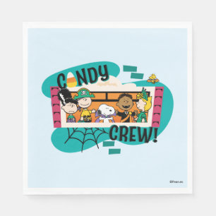 Peanuts Gang Candy Crew Halloween Napkin