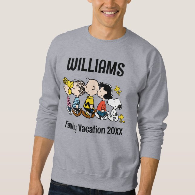 Peanuts Gang Family Vacation Sweatshirt (Front)