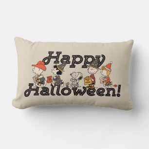 Peanuts Gang Happy Halloween Parade Lumbar Cushion