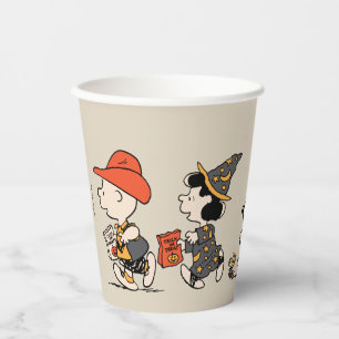 Peanuts Gang Happy Halloween Parade Paper Cups