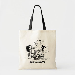 Peanuts Gang Lifting Snoopy Tote Bag