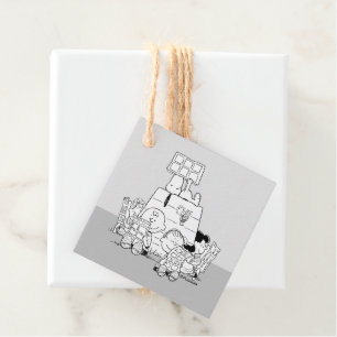 Peanuts Gang Reading Comics Favour Tags