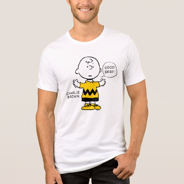 Peanuts | Good Grief Charlie Brown Tri-Blend Shirt (Front)