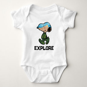 Peanuts Great Outdoor Snoopy Baby Bodysuit
