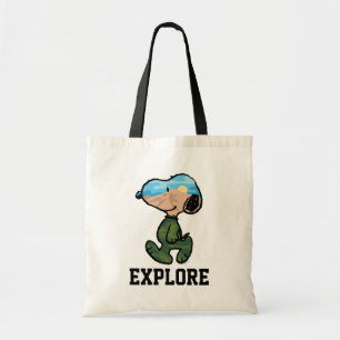 Peanuts   Great Outdoor Snoopy Tote Bag