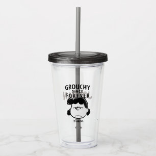 Peanuts Grouchy Since Forever Lucy Acrylic Tumbler