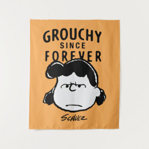 Peanuts   Grouchy Since Forever Lucy Tapestry