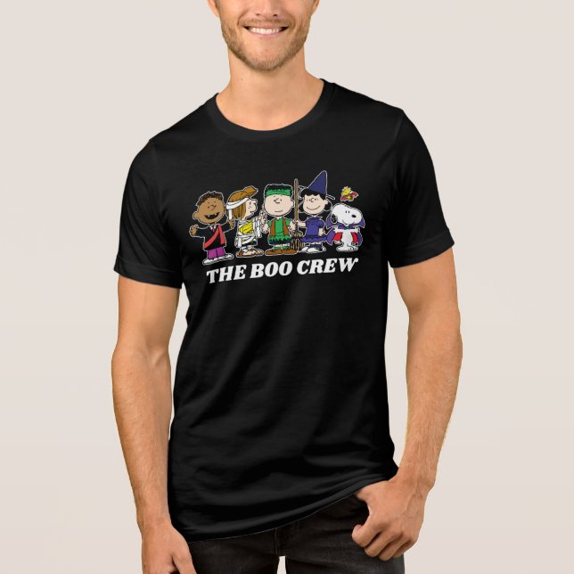 Peanuts | Halloween The Boo Crew Tri-Blend Shirt (Front)