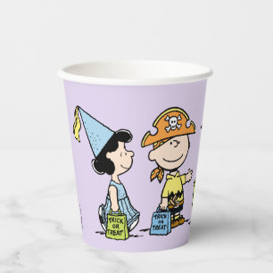 Peanuts Halloween Trick or Treaters Paper Cups