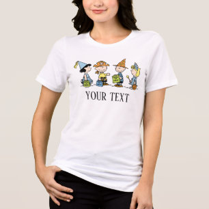 Peanuts Halloween Trick or Treaters Tri-Blend Shirt