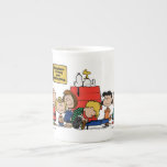 Peanuts | Happiness is Being One of the Gang Bone China Mug<br><div class="desc">Happiness is indeed being part of the Peanuts gang, as depicted in the beloved comic strip and its various adaptations. The Peanuts characters, despite their flaws and struggles, find joy in their close-knit friendships and shared experiences.</div>