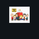 Peanuts | Happiness is Being One of the Gang Canvas Print<br><div class="desc">Happiness is indeed being part of the Peanuts gang,  as depicted in the beloved comic strip and its various adaptations. The Peanuts characters,  despite their flaws and struggles,  find joy in their close-knit friendships and shared experiences.</div>