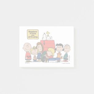 Peanuts   Happiness is Being One of the Gang Post-it Notes