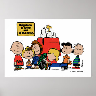Peanuts   Happiness is Being One of the Gang Poster
