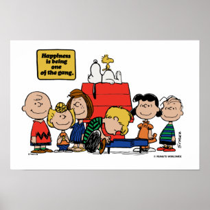 Peanuts   Happiness is Being One of the Gang Poster