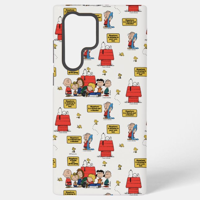 Peanuts | Happiness is… Samsung Galaxy S22 Ultra Case (Back)