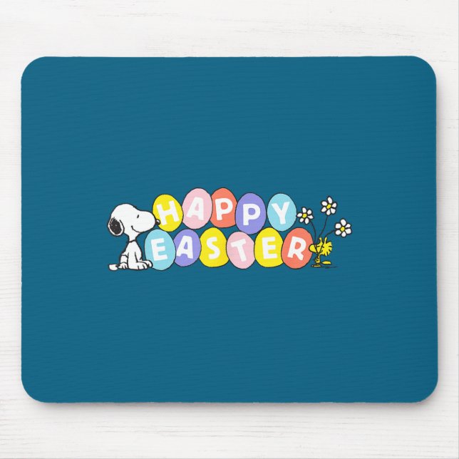 Peanuts happy easter Peanuts happy easter  Mouse Pad (Front)