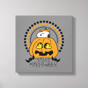 Peanuts   Happy Halloween Canvas Print