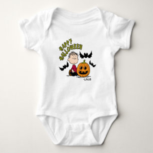 Peanuts Happy Halloween Linus Baby Bodysuit