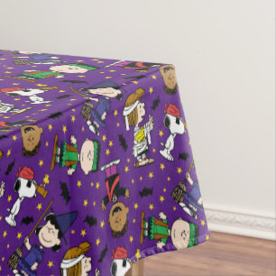 Peanuts Happy Halloween Pattern Tablecloth