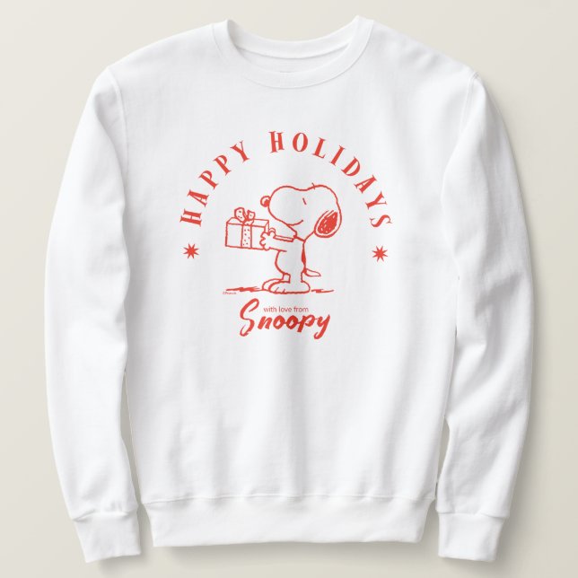 Peanuts | Happy Holidays from Snoopy Sweatshirt (Design Front)