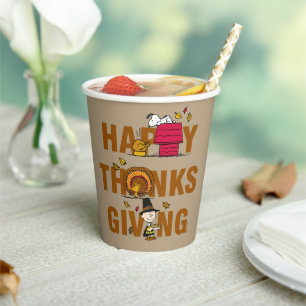 Peanuts   Happy Thanksgiving Combo Paper Cups
