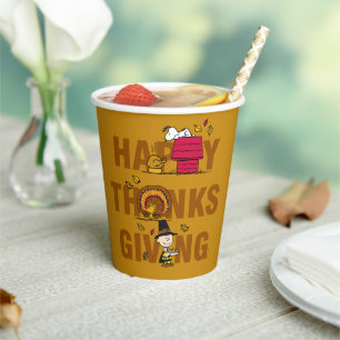 Peanuts   Happy Thanksgiving Combo Paper Cups