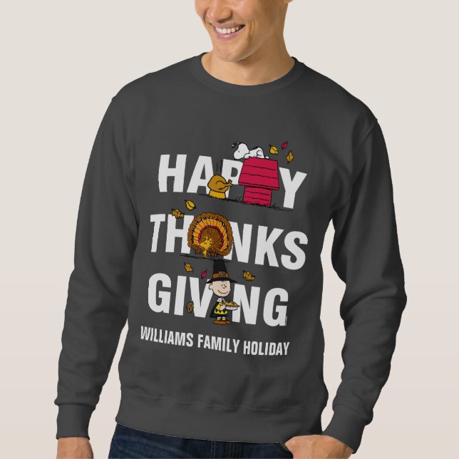 Peanuts | Happy Thanksgiving Combo Sweatshirt (Front)