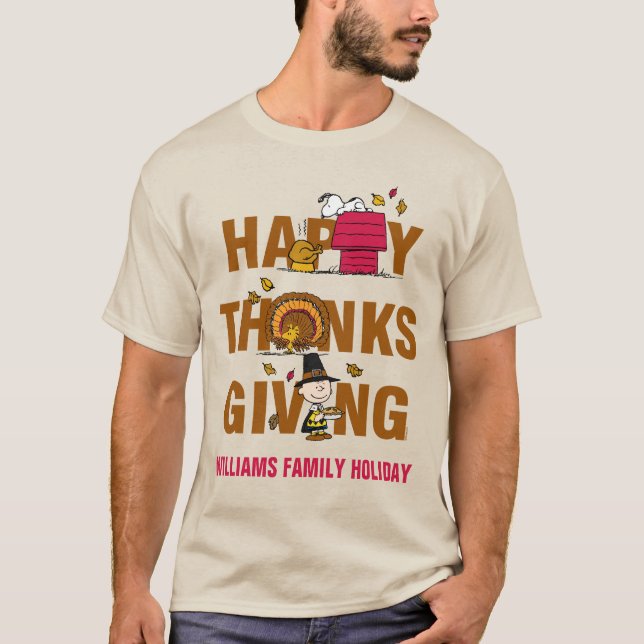 Peanuts | Happy Thanksgiving Combo T-Shirt (Front)