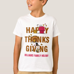 Peanuts   Happy Thanksgiving Combo T-Shirt