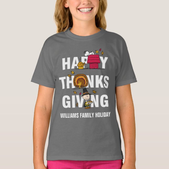Peanuts | Happy Thanksgiving Combo T-Shirt (Front)
