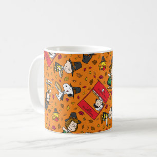 Peanuts Happy Thanksgiving Pattern Coffee Mug